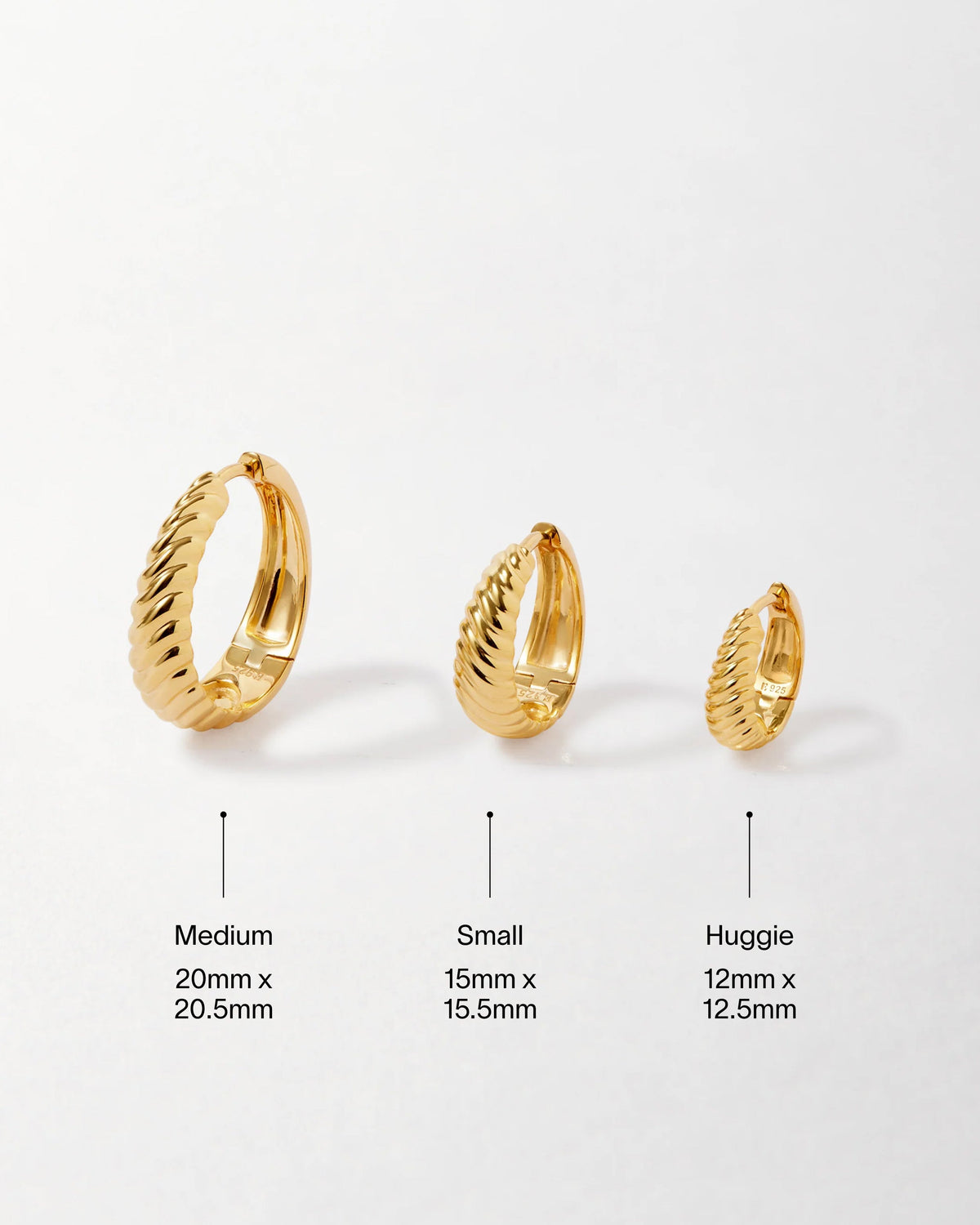 Spiral Small Hoop Earrings