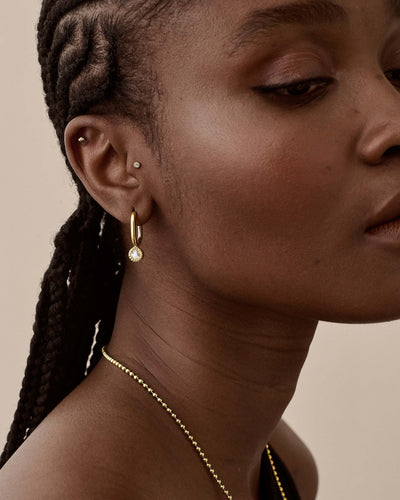 Birthstone Drop Earrings