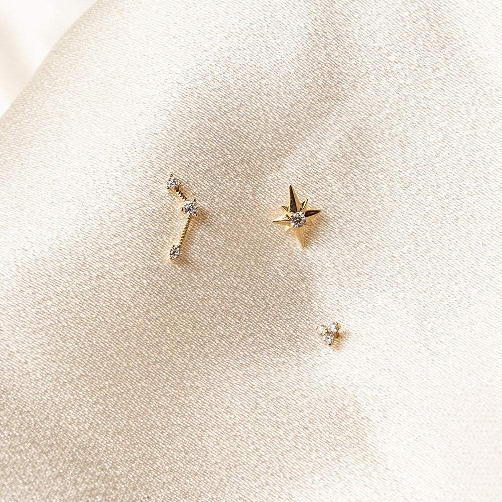 Constellation Diamond Stud Earrings