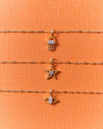 Hamsa Diamond Necklace