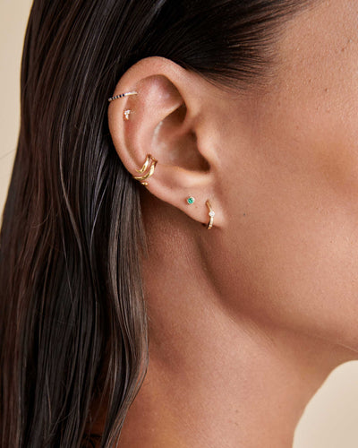 Emerald Stud Earrings