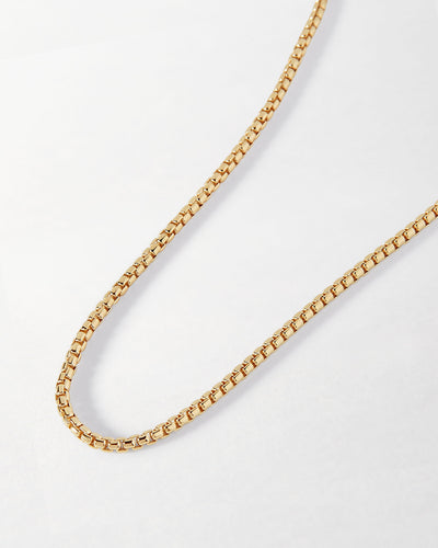 Rounded Box Chain Necklace