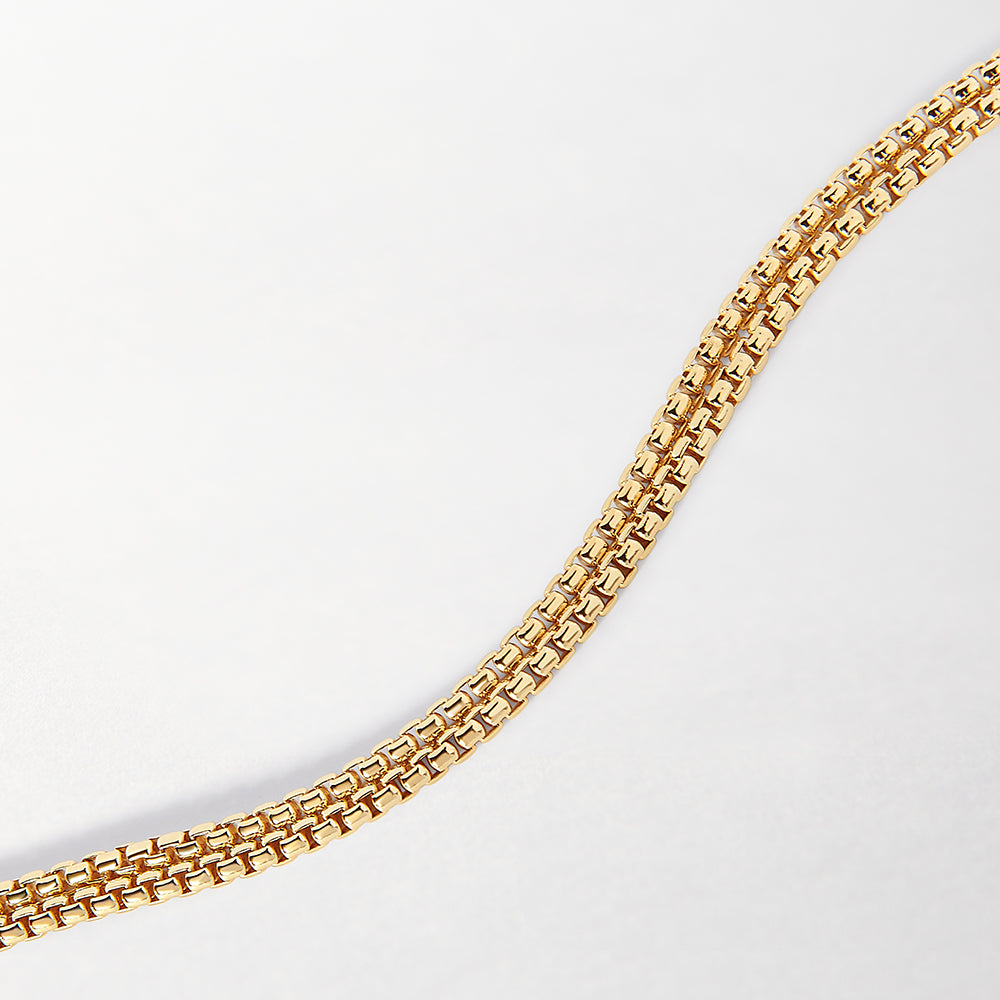 Rounded Box Chain Necklace