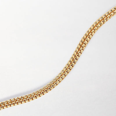 Rounded Box Chain Necklace