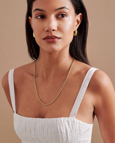 Rounded Box Chain Necklace