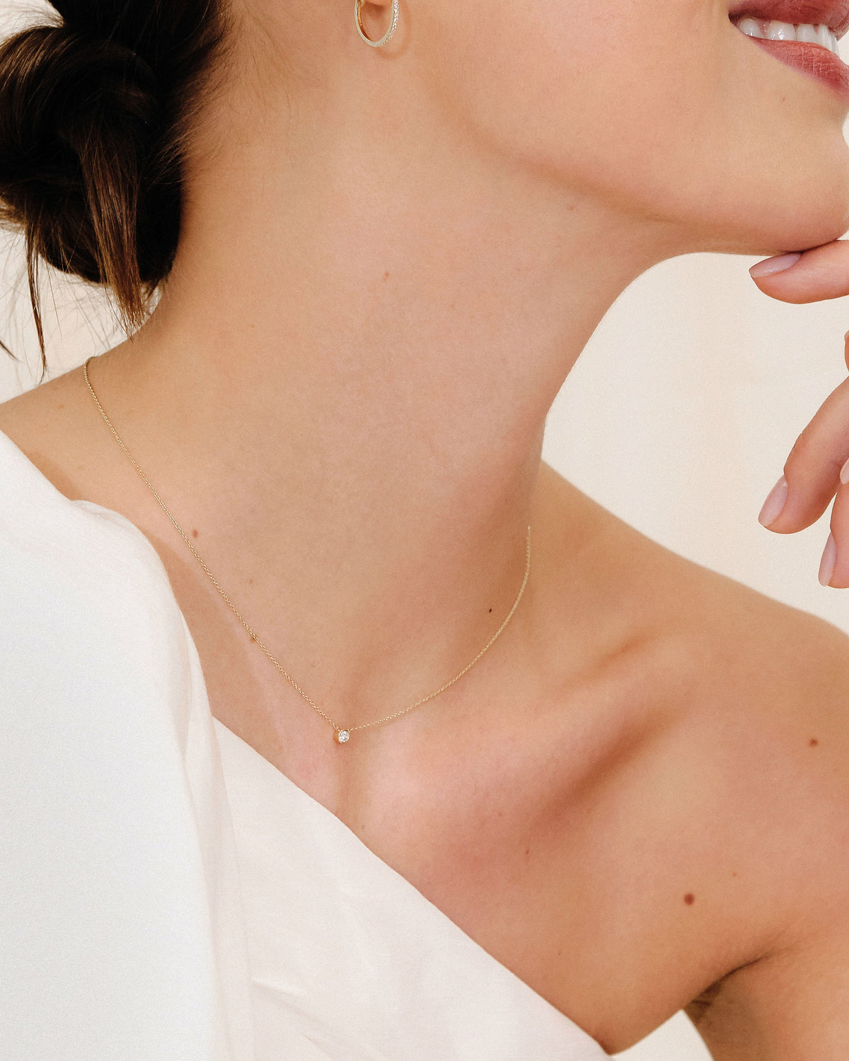 Solitaire Diamond Necklace