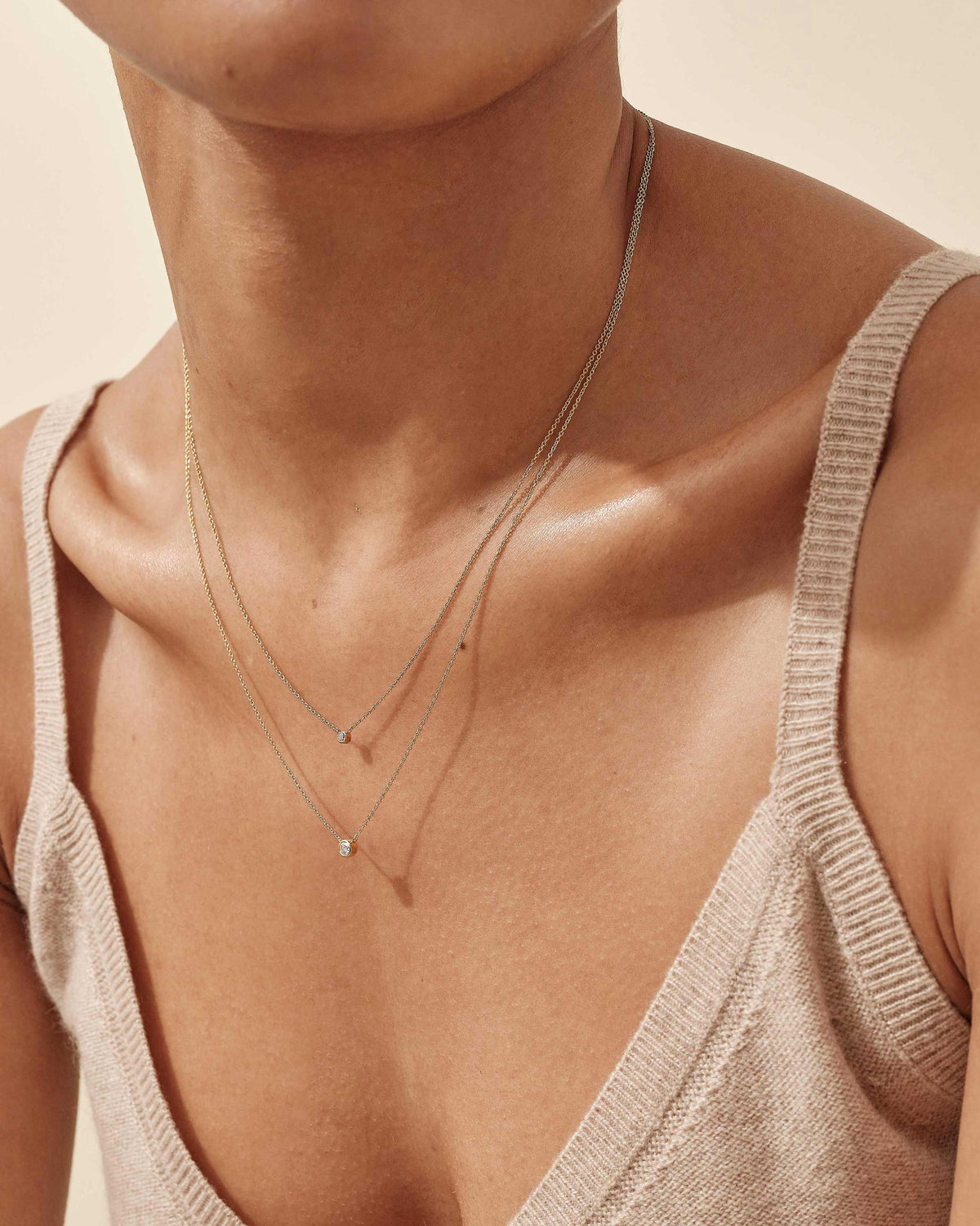 Solitaire Diamond Necklace